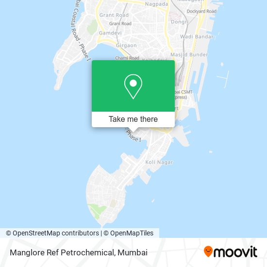 Manglore Ref Petrochemical map