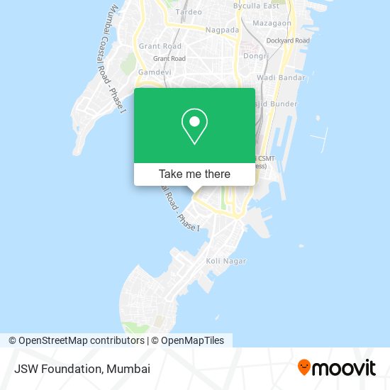 JSW Foundation map