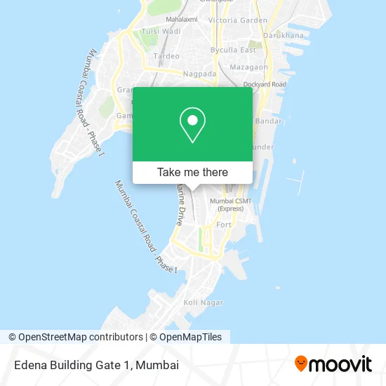 Edena Building Gate 1 map