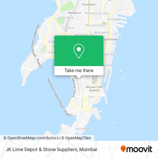 JK Lime Depot & Stone Suppliers map