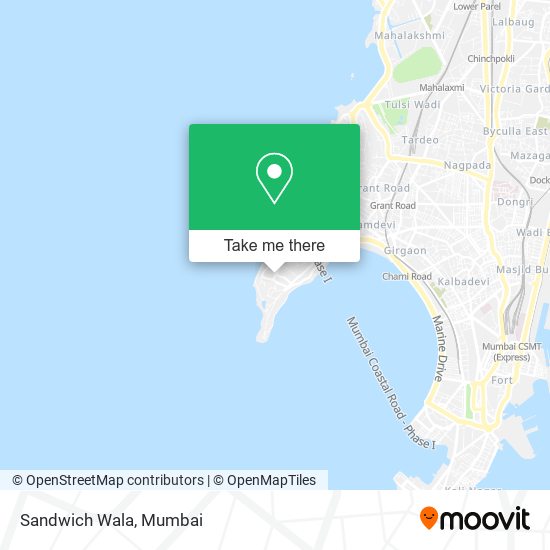 Sandwich Wala map