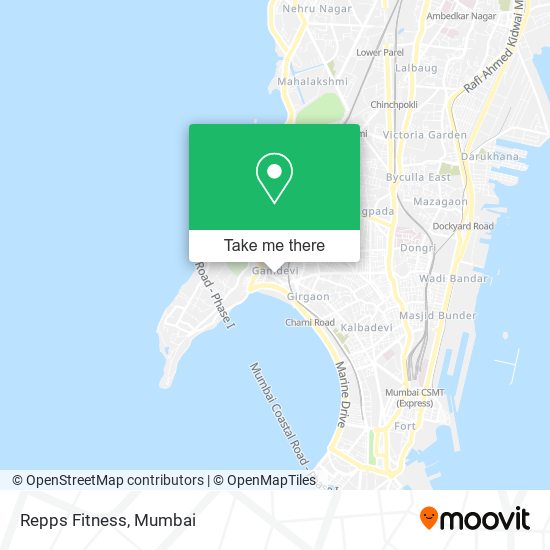 Repps Fitness map