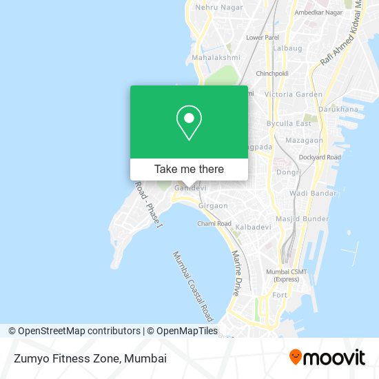 Zumyo Fitness Zone map