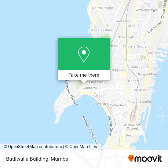 Batliwalla Bldg map