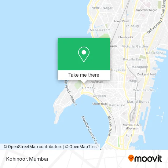 Kohinoor map