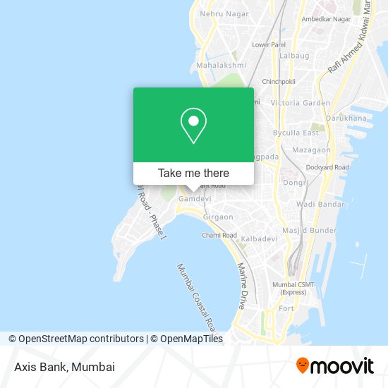 Axis Bank map