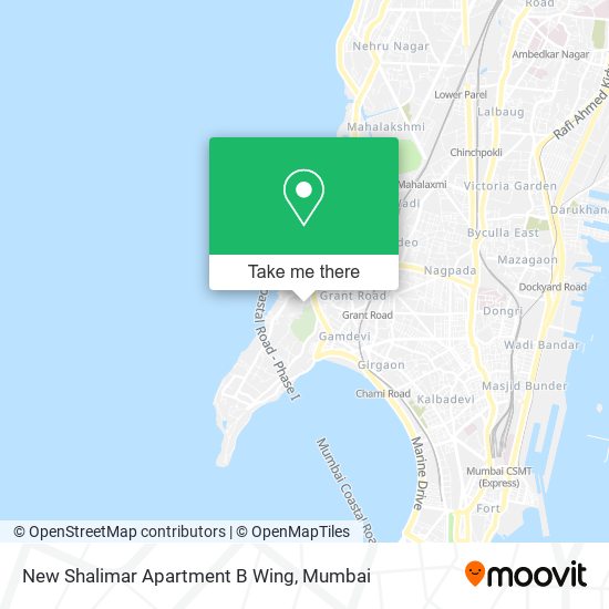 New Shalimar Apartment B Wing map