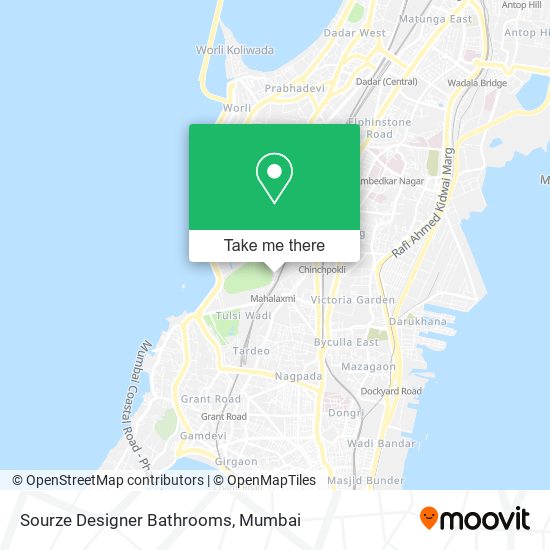 Sourze Designer Bathrooms map