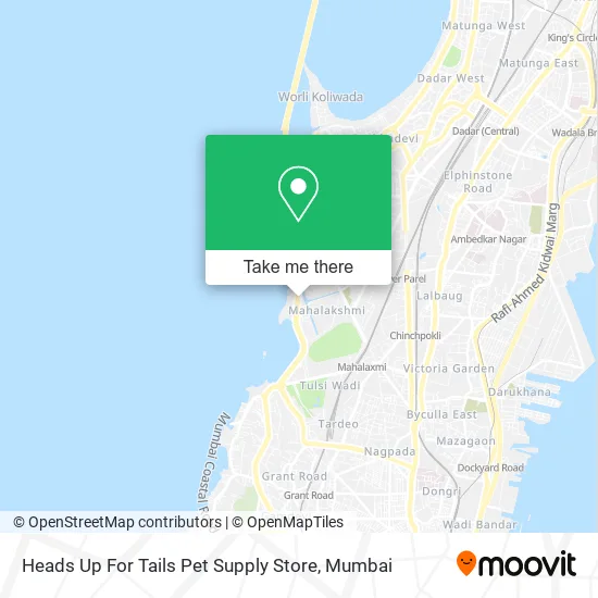 Heads Up For Tails Pet Supply Store map