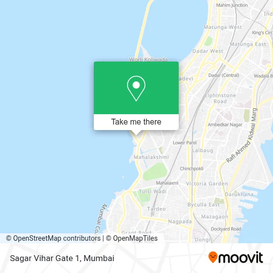 Sagar Vihar Gate 1 map
