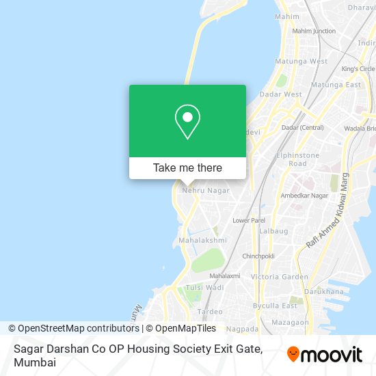 Sagar Darshan Co OP Housing Society Exit Gate map