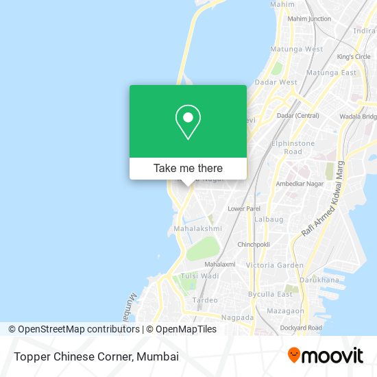 Topper Chinese Corner map