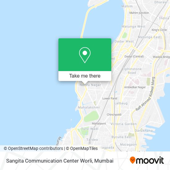 Sangita Communication Center Worli map
