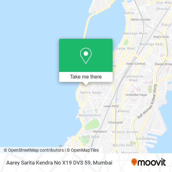 Aarey Sarita Kendra No X19 DVS 59 map