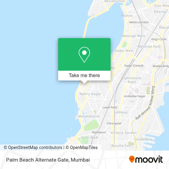 Palm Beach Alternate Gate map