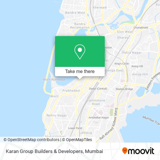 Karan Group Builders & Developers map