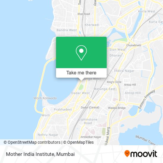 Mother India Institute map