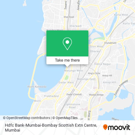 Hdfc Bank-Mumbai-Bombay Scottish Extn Centre map