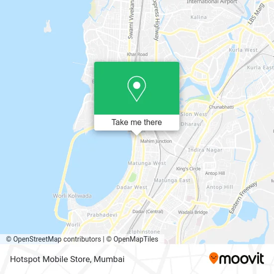 Hotspot Mobile Store map