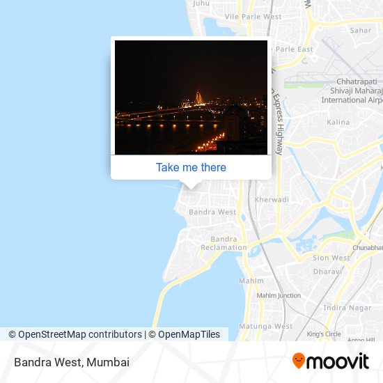 Bandra West map