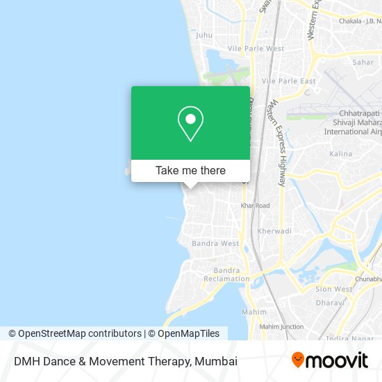 DMH Dance & Movement Therapy map