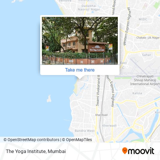 The Yoga Institute map