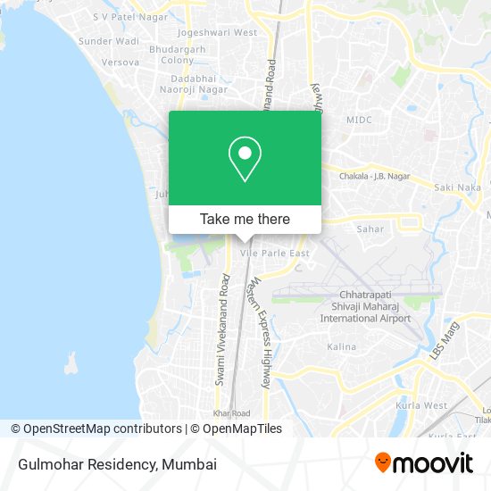 Gulmohar Residency map