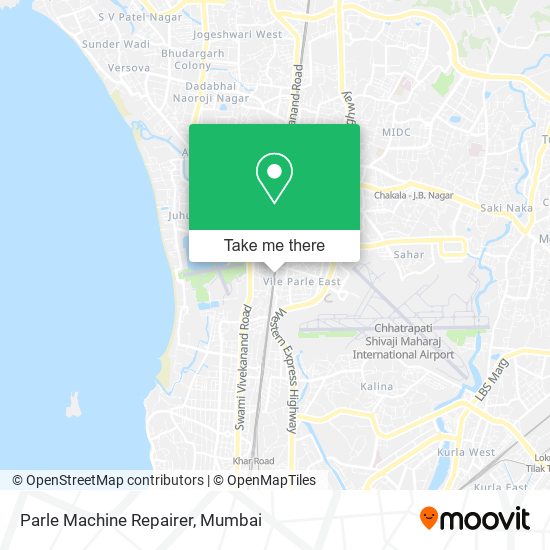 Parle Machine Repairer map