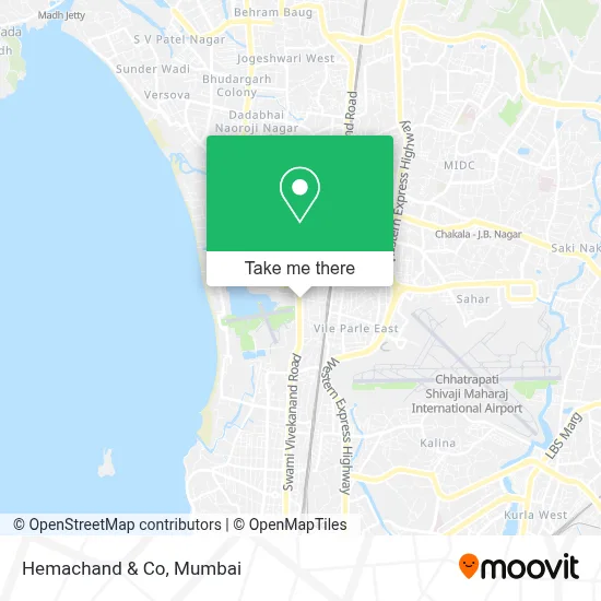 Hemachand & Co map