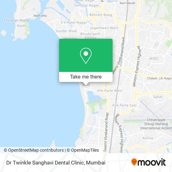 Dr Twinkle Sanghavi Dental Clinic map