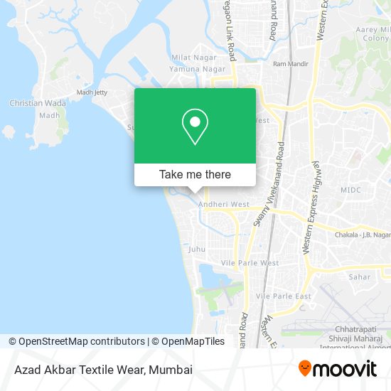 Azad Akbar Textile Wear map