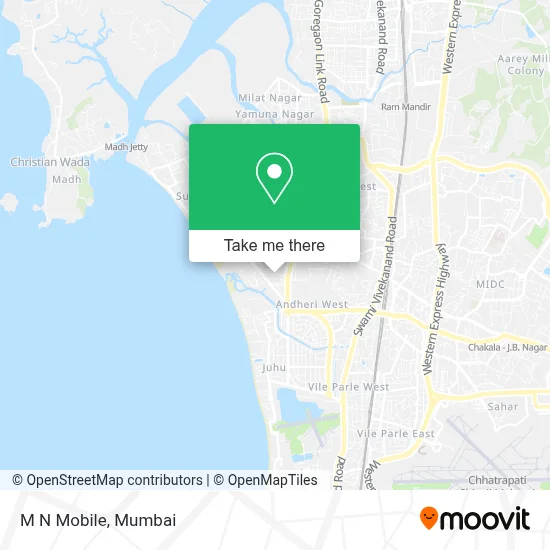 M N Mobile map