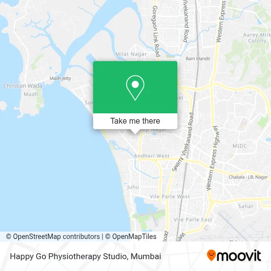 Happy Go Physiotherapy Studio map