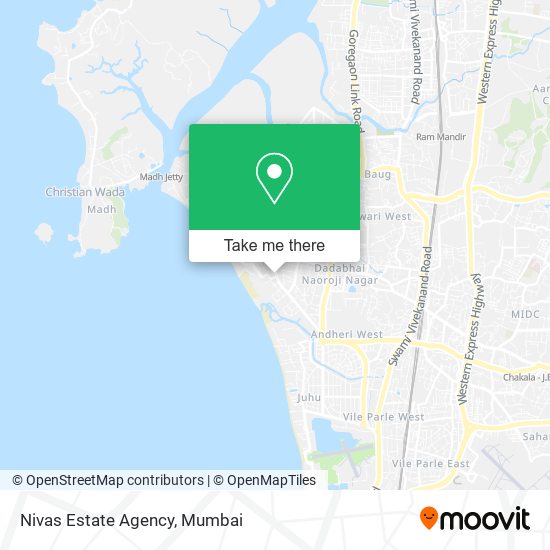 Nivas Estate Agency map