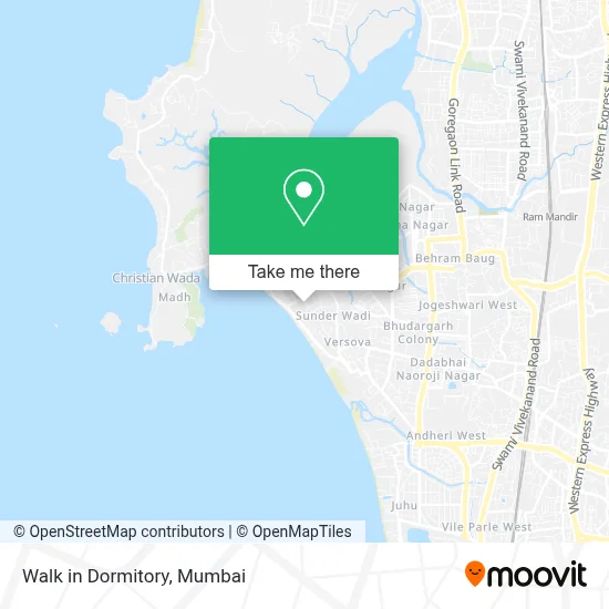 Walk in Dormitory map