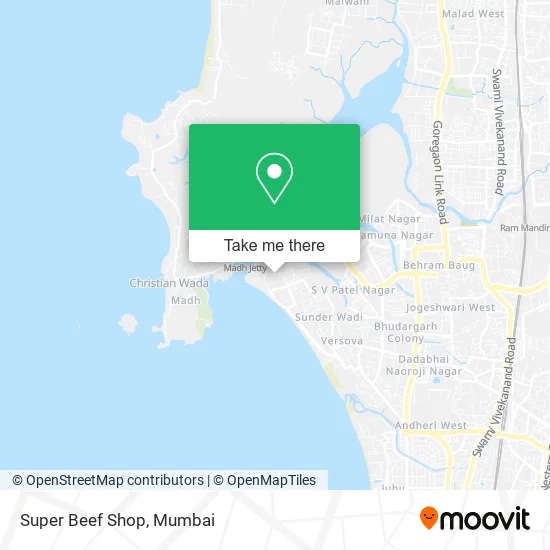 Super Beef Shop map