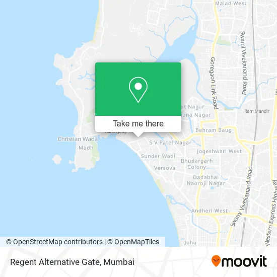 Regent Alternative Gate map