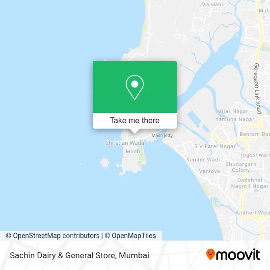 Sachin Dairy & General Store map
