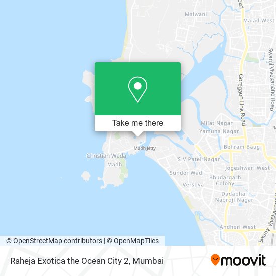 Raheja Exotica the Ocean City 2 map