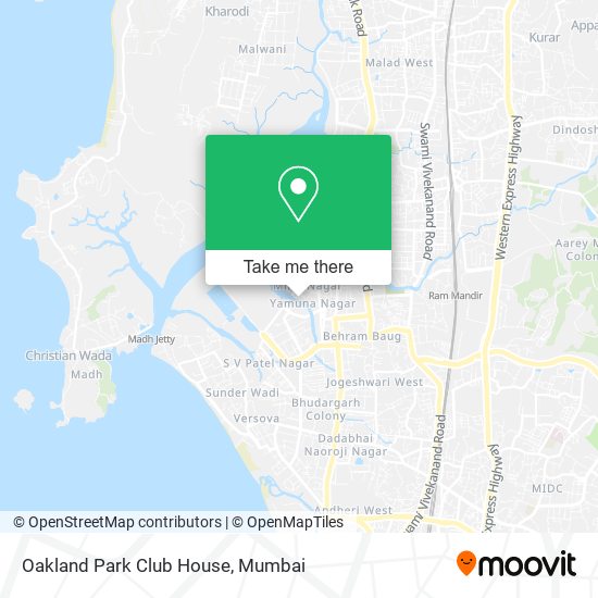 Oakland Park Club House map