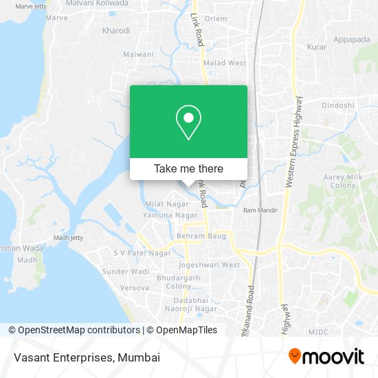 Vasant Enterprises map