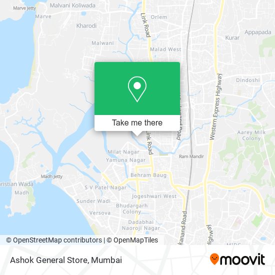 Ashok General Store map