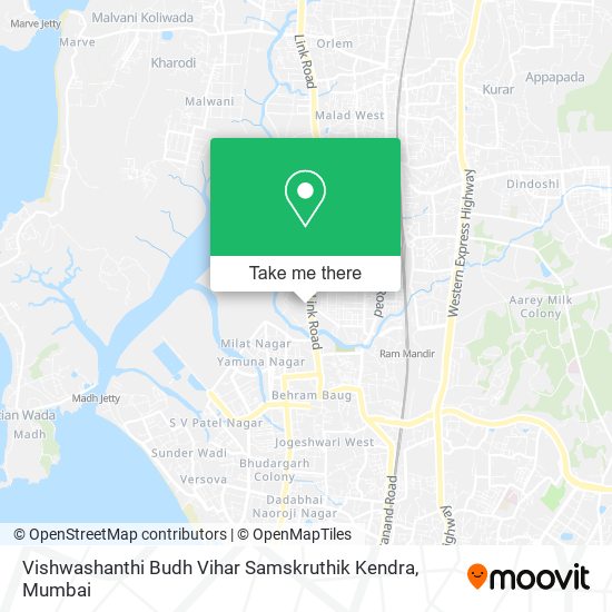 Vishwashanthi Budh Vihar Samskruthik Kendra map