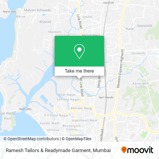Ramesh Tailors & Readymade Garment map