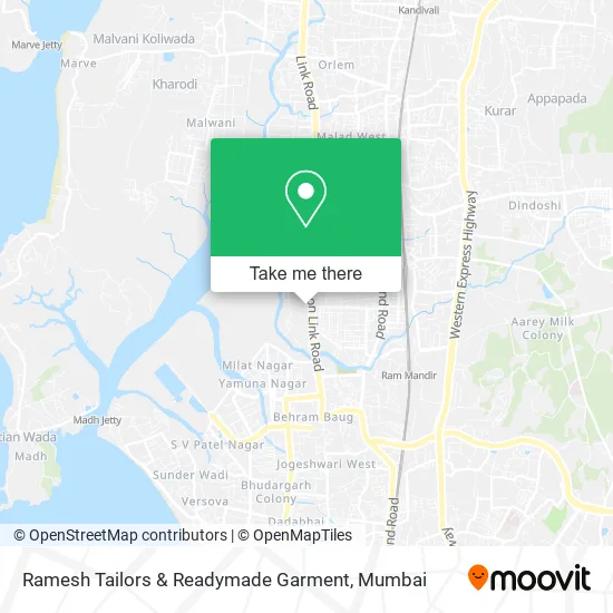 Ramesh Tailors & Readymade Garment map