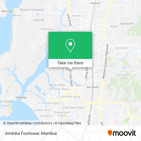 Ambika Footwear map