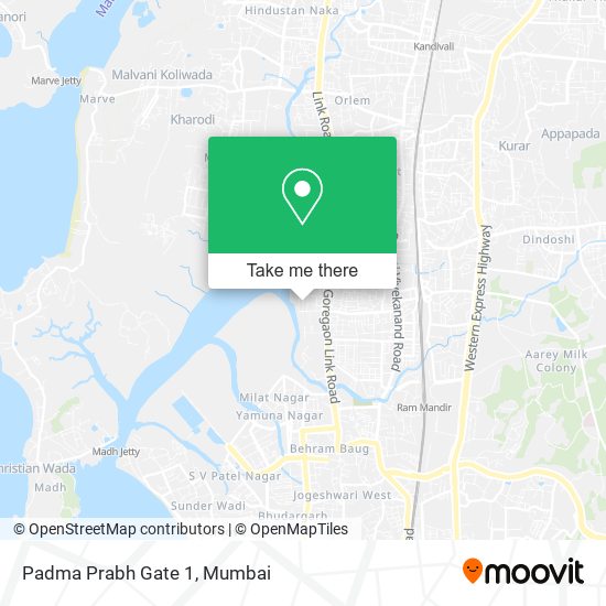 Padma Prabh Gate 1 map