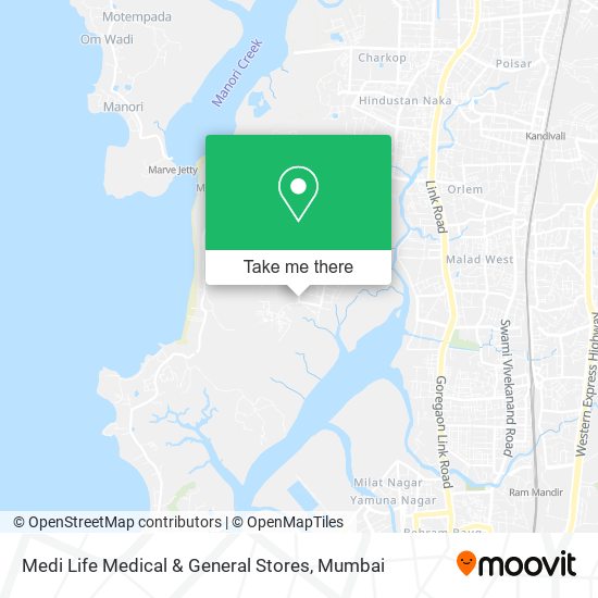 Medi Life Medical & General Stores map