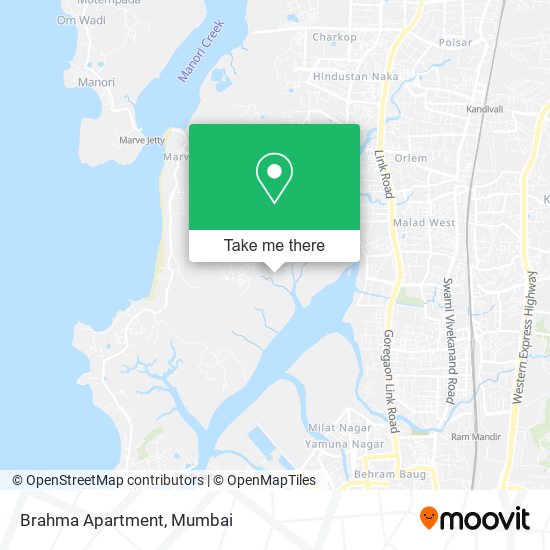 Brahma Apartment map