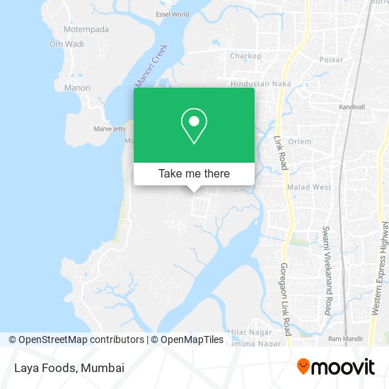 Laya Foods map